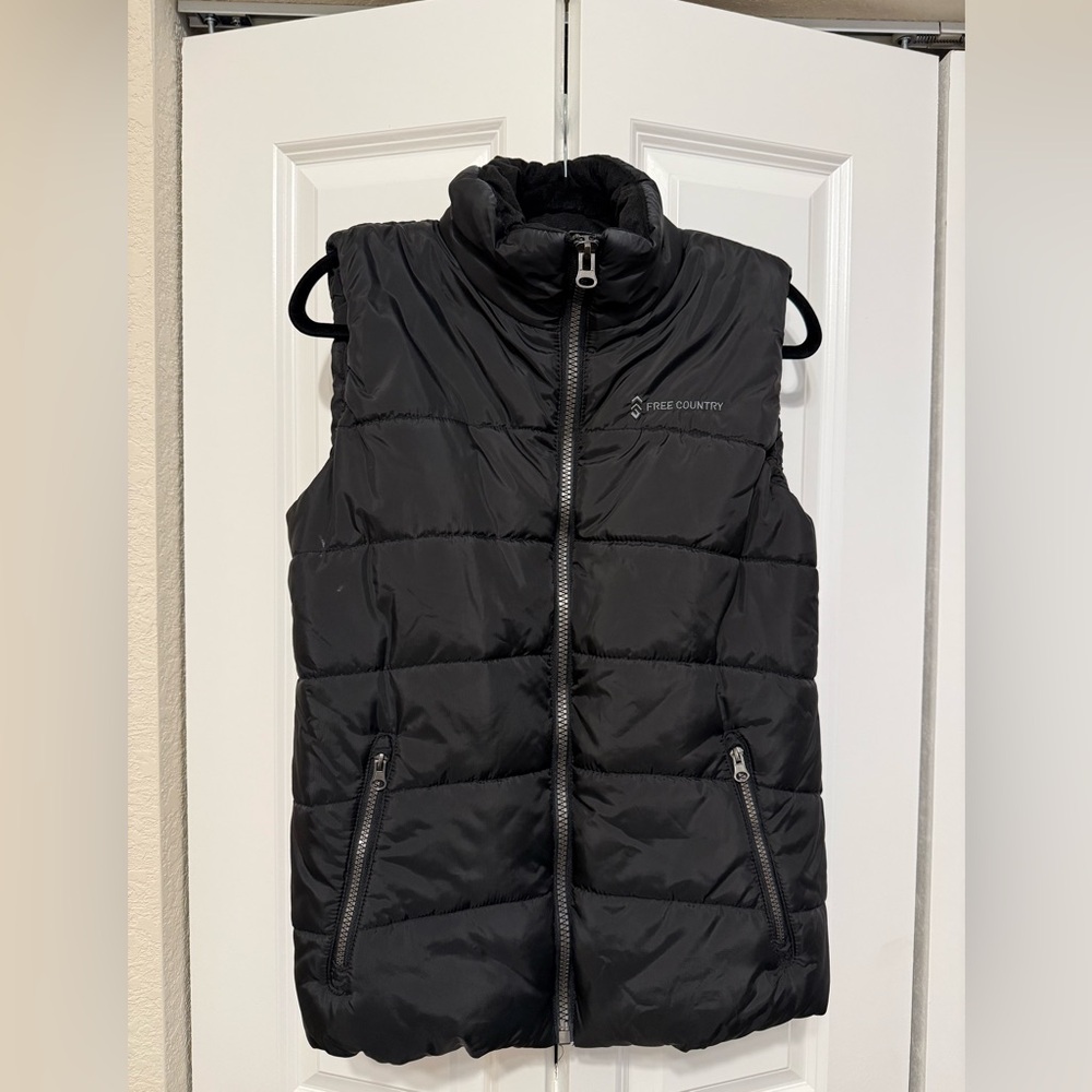 Free Country Charcoal Quilted Vest